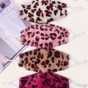 NWOT - Leopard Pattern Face Mask